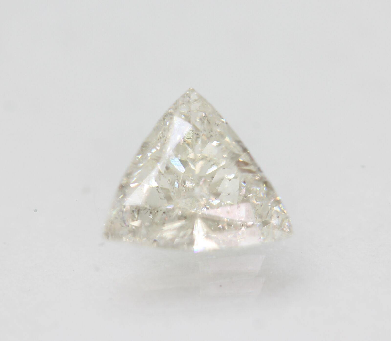 Certified 1.22 Ct G Vs2 Triangle Enhanced Natural Loose Diamond 8.24x7.85mm 2vg