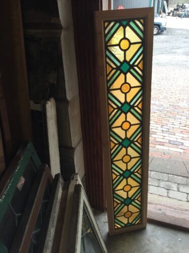 Sg 1130 10 Available Price Separate Stained Glass Transom Window 11.5x 55.5