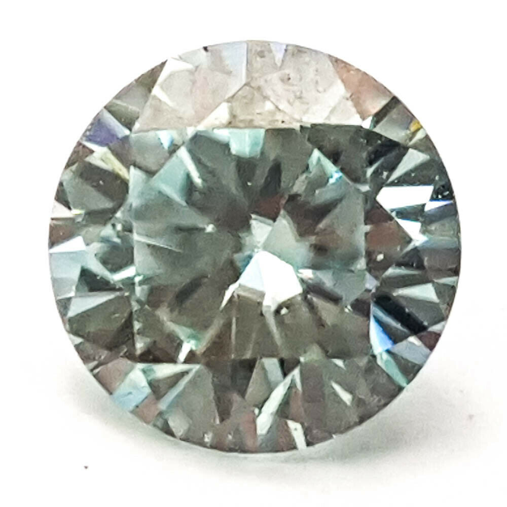 0.80 Cts 6mm Vs1 Round Fancy Light Blue Lab Certified Loose Natural Diamond